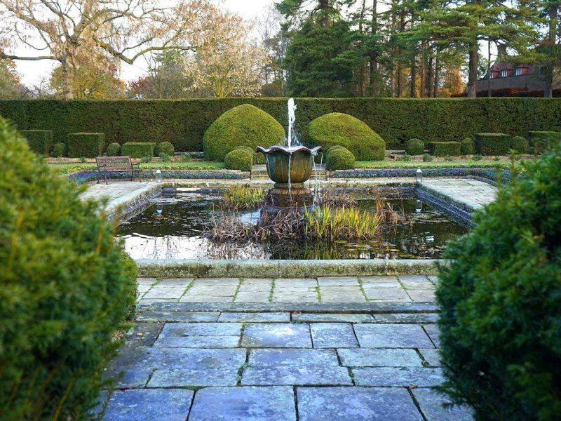 Formal garden pool