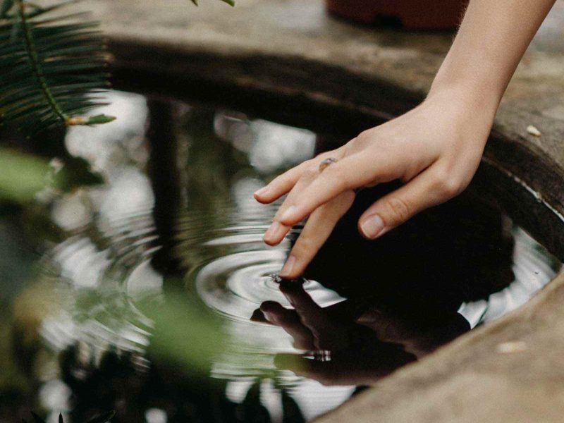 Serene water feature